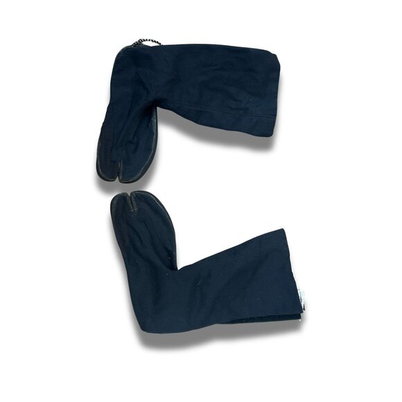 Samurai Halloween Costume Set With Blue Kimono Black Hakama Pants Tabi Socks & S - Picture 7 of 9